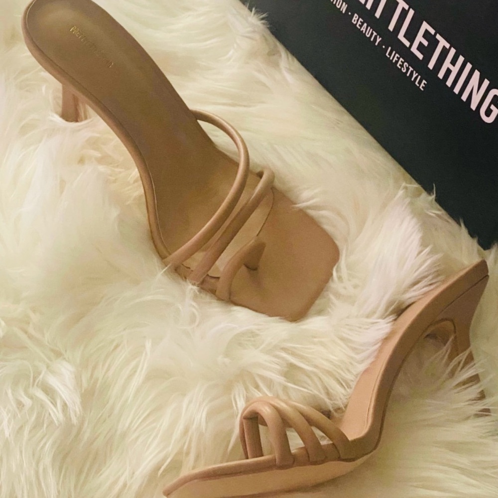 PrettyLittleThing Nude Heels